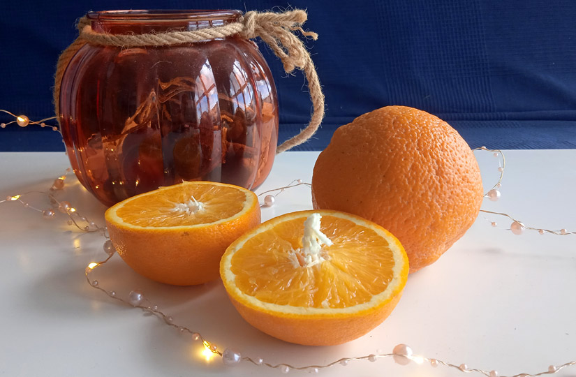 Как сделать кальян на апельсине
